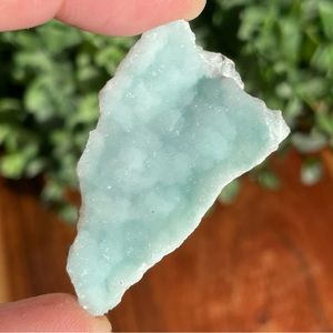 Blue Aragonite Crystal Cluster